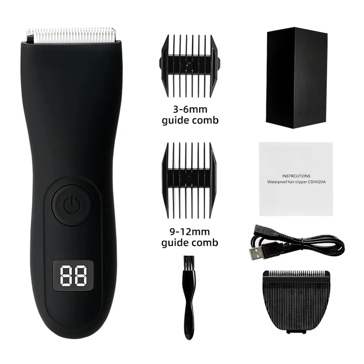 Mens Body Hair Trimmer for Men Balls Women Lady Shaver Hair Removal Bikini
