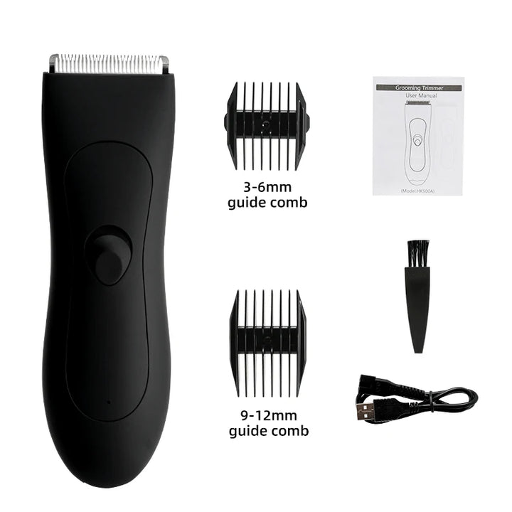 Mens Body Hair Trimmer for Men Balls Women Lady Shaver Hair Removal Bikini