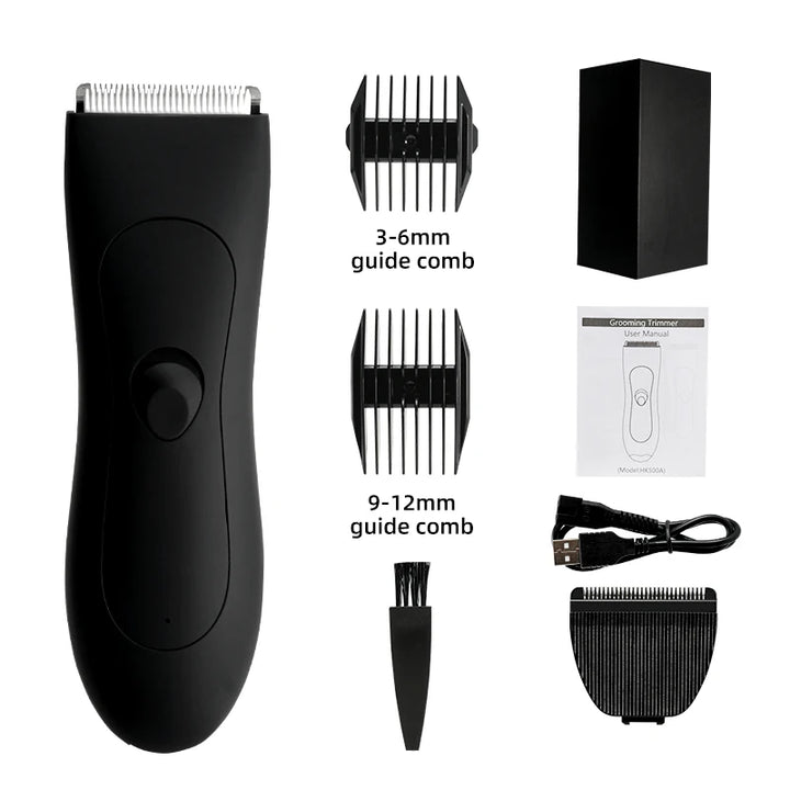 Mens Body Hair Trimmer for Men Balls Women Lady Shaver Hair Removal Bikini