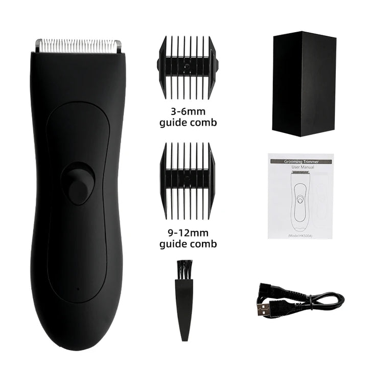 Mens Body Hair Trimmer for Men Balls Women Lady Shaver Hair Removal Bikini