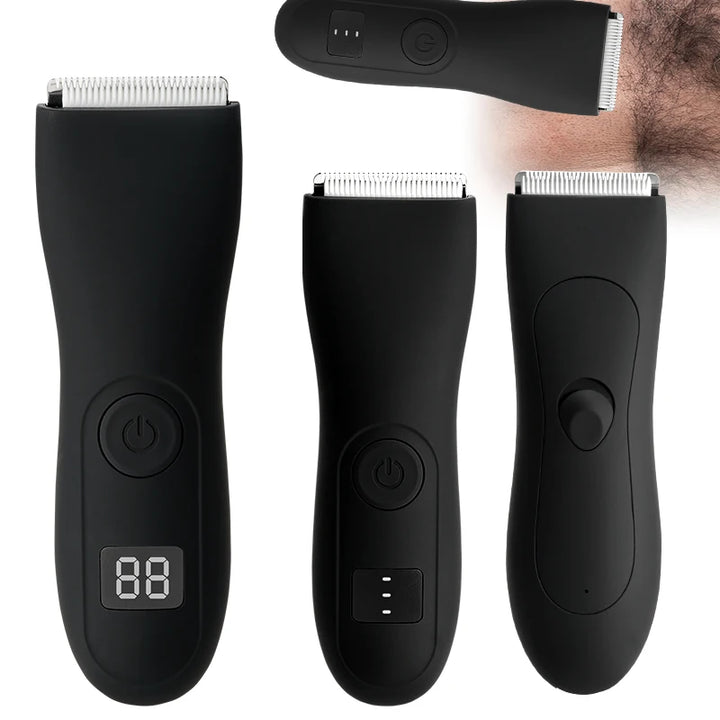 Mens Body Hair Trimmer for Men Balls Women Lady Shaver Hair Removal Bikini