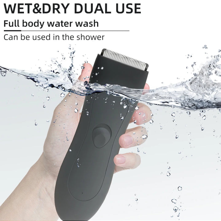 Mens Body Hair Trimmer for Men Balls Women Lady Shaver Hair Removal Bikini
