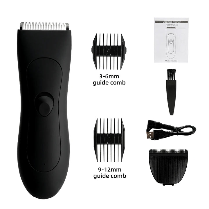 Mens Body Hair Trimmer for Men Balls Women Lady Shaver Hair Removal Bikini