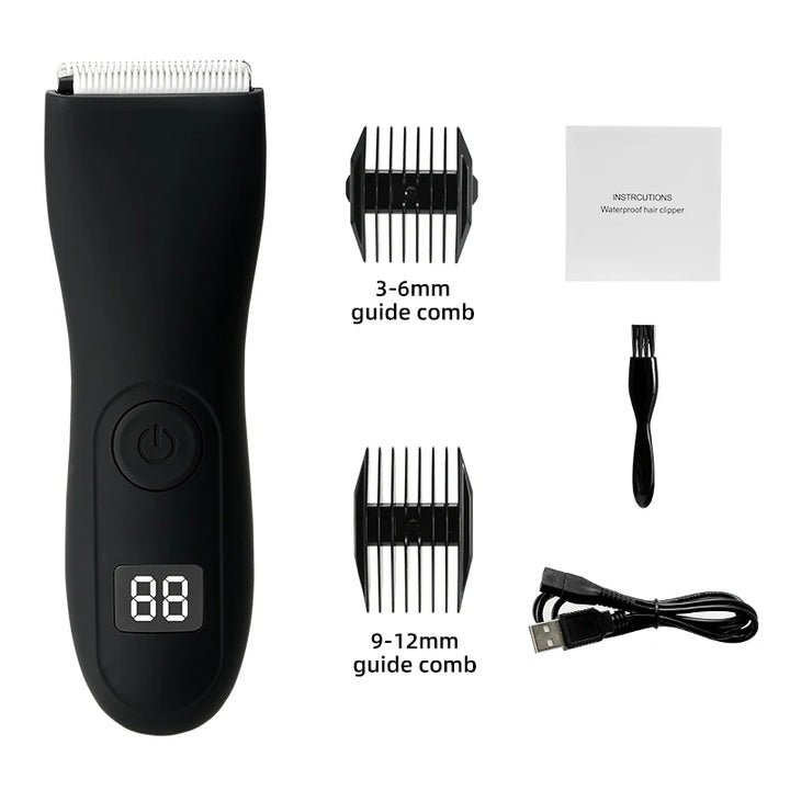 Mens Body Hair Trimmer for Men Balls Women Lady Shaver Hair Removal Bikini