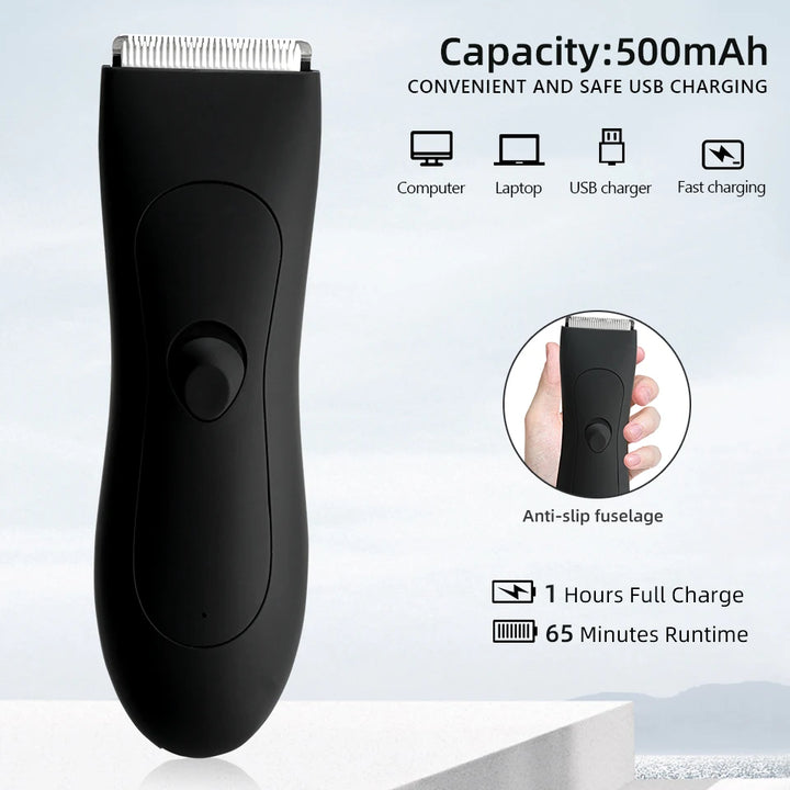 Mens Body Hair Trimmer for Men Balls Women Lady Shaver Hair Removal Bikini