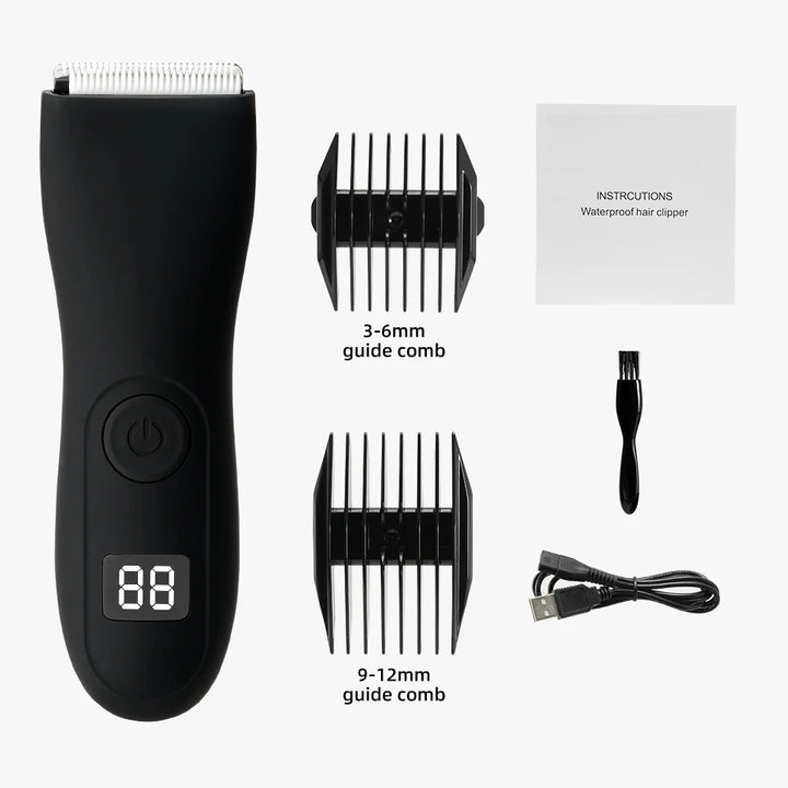Mens Body Hair Trimmer for Men Balls Women Lady Shaver Hair Removal Bikini