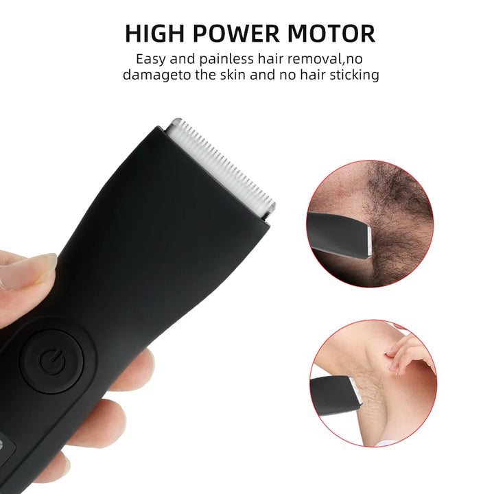 Mens Body Hair Trimmer for Men Balls Women Lady Shaver Hair Removal Bikini